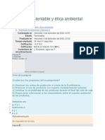 Desarrollo Sustentable y Ética Ambiental Exam - Sem - 5y6