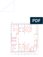 Office Layout With Dimensions and Layers-Model
