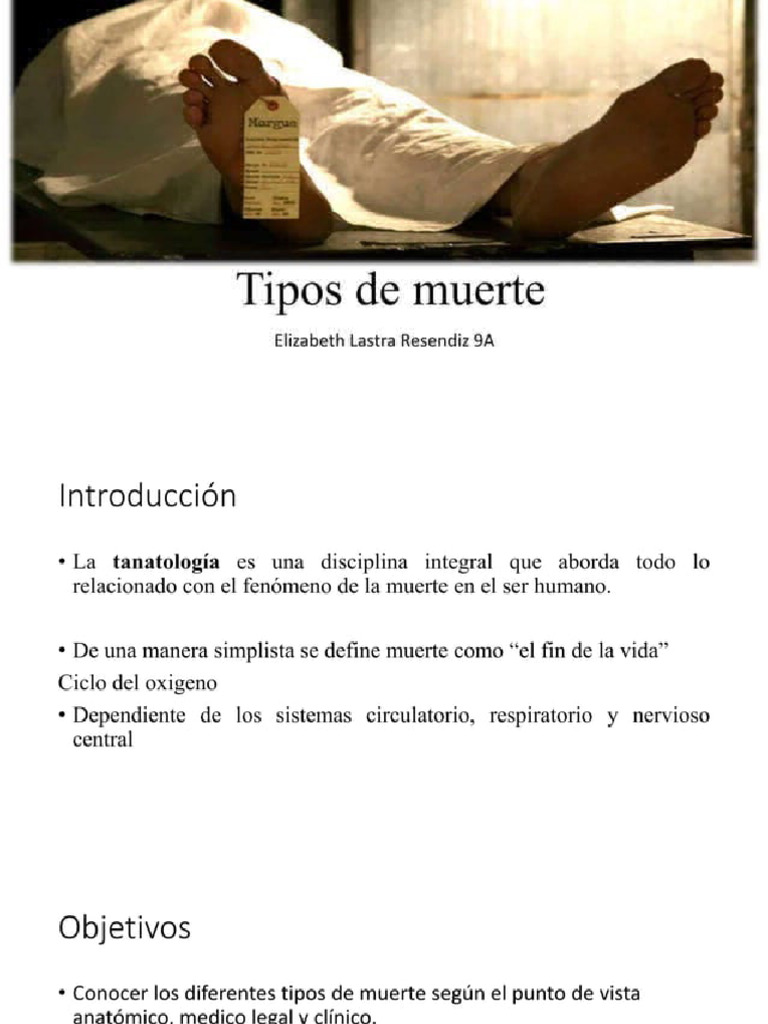 Tipos de Muerte Medicina Legal | PDF