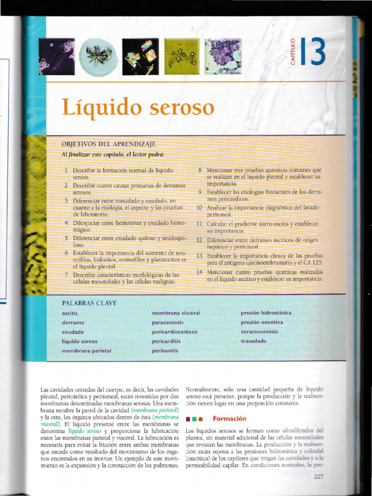 Liquido Seroso PDF Causas de la muerte Enfermedades y trastornos