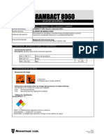 MSDS - Grambact 8060 (Amonio Cuaternario 80%) - Magnatrade Corp. - Español