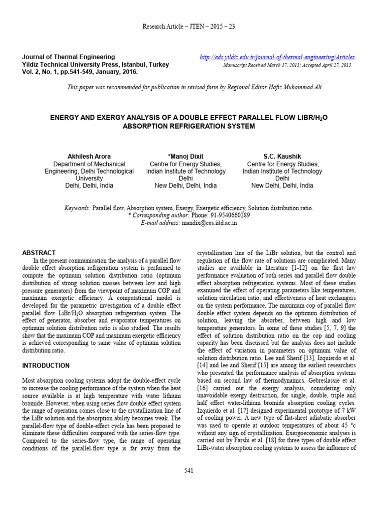 energy-and-exergy-analysis-of-a-double-e-download-free-pdf-exergy
