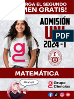 Examen UNI 2024-I - Matemática ESCANEO