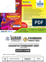 A State Level Staff Doubles Badminton Tournament - 231226 - 150451