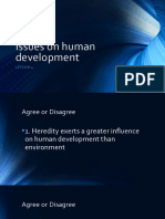 Issues On Human Development