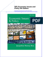 Full Download Ebook PDF Economic Issues and Policy 5Th Edition Ebook PDF Docx Kindle Full Chapter