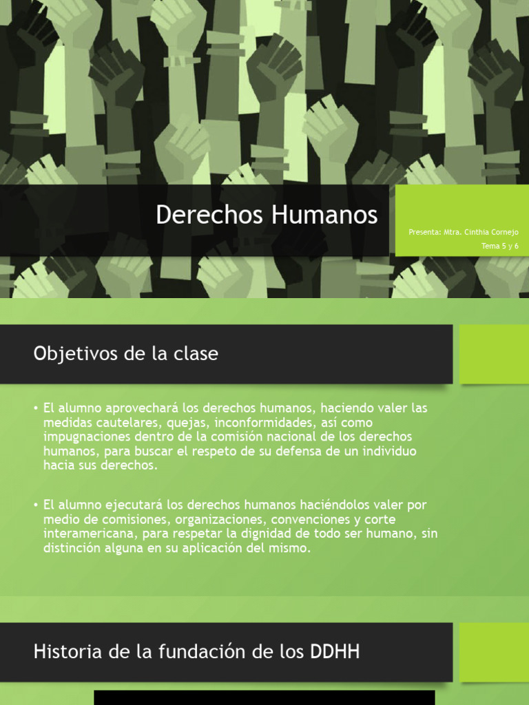 Derechos Humanos. Tema 5 y 6 | PDF | Justicia | Crimen y violencia