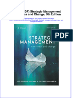Full Download Ebook PDF Strategic Management Awareness and Change 9Th Edition Ebook PDF Docx Kindle Full Chapter