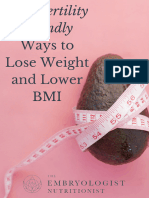Five Fertility Friendly Ways To Lose Weight and Lower BMI