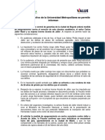 Comunicado de La Universidad Metropolitana Por Medida Contra Exrector Carlos Jaller y Su Esposa