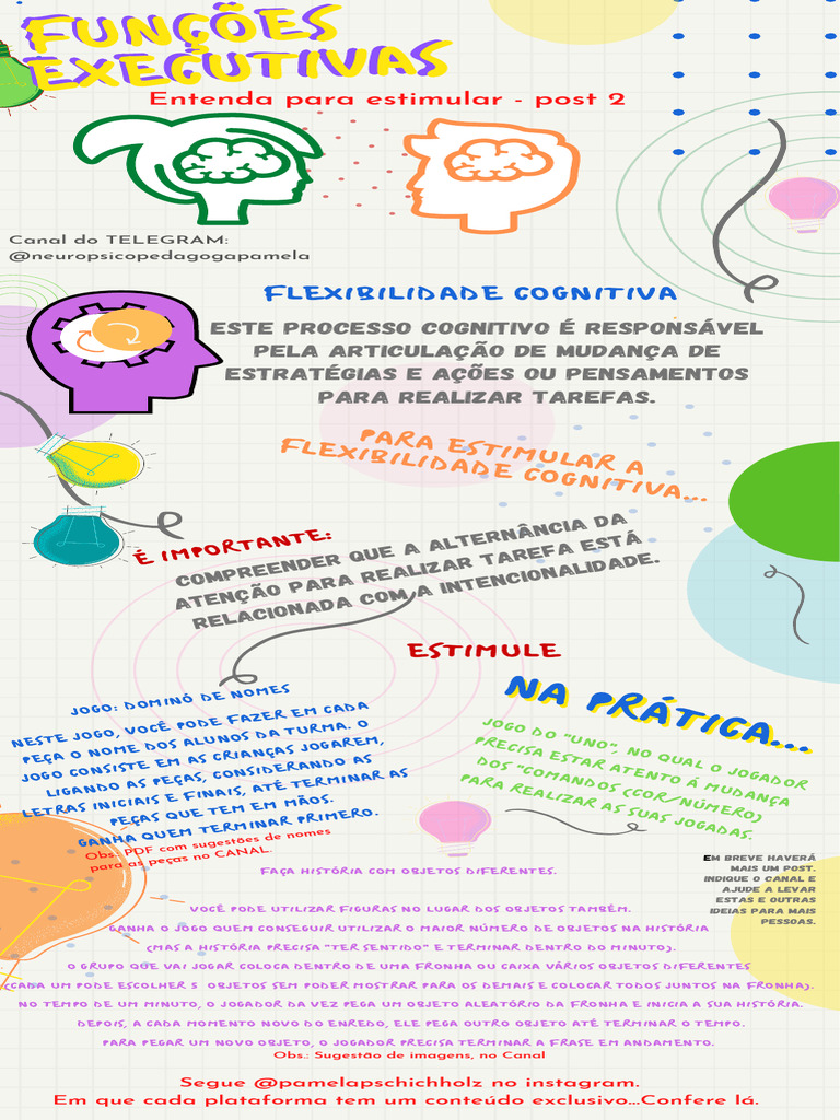 Jogos para Estimular Flexibilidade Cognitiva | PDF