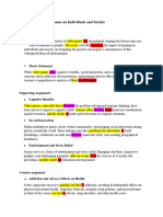 Title The Impact of Games On Individuals and Society