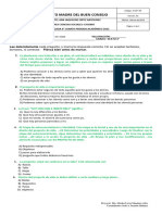 EVALUACION AVANZADA CIVISMO 6° CUARTO PER IMBC 2023 Ultima