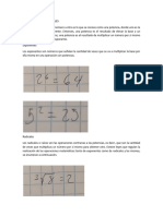 Proyecto Exponentes Radicales Expresiones Algebraicas