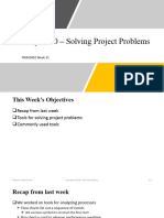 Week 11 - Ch10 - Solving Project Problems