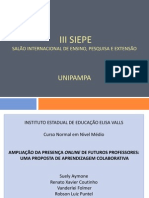 Projeto: Ampliação Da Presença Online de Futuros Professores