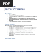 Chapter 6 Test of Hypothesis