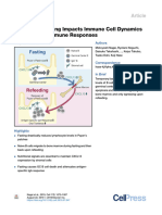 Fasting-Refeeding Impacts Immune Cell Dynamicsand Mucosal Immune Responses