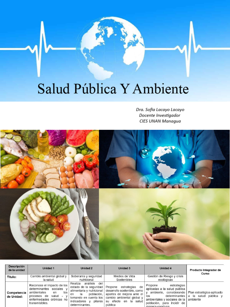 Salud Pública y Medio Ambiente | PDF | Salud Ambiental | Entorno natural
