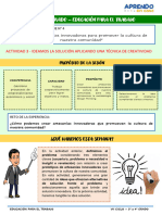 4° Semana 16 Exper Aprend N°4 Activ 3 Idear Artesanias