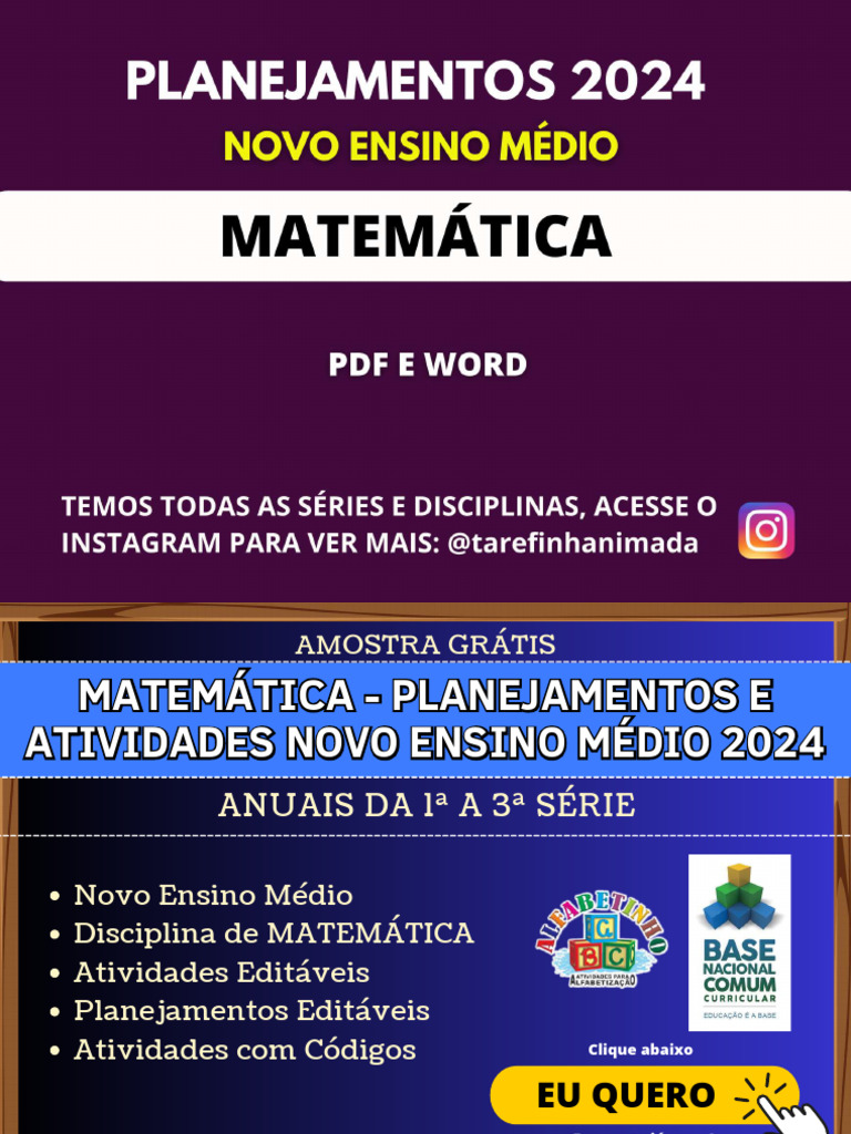 Planos nem 2024 matem tica pdf matem tica geometria