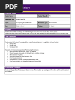 IA3 Ancient History Assessment Guide | PDF | Evidence | Inquiry