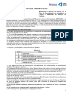 Edital Curso de Especializao MJ Atendimento A Crianas e Adolescentes em Situ