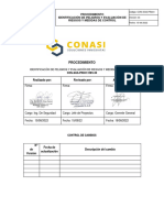 Con-Sgs PR01 - Procedimiento de Identificación de Peligros y Evaluación de Riesgos