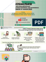 Permendes No13 Tahun 2023 Tentang Petunjuk Operasional Atas Fokus Penggunaan DD