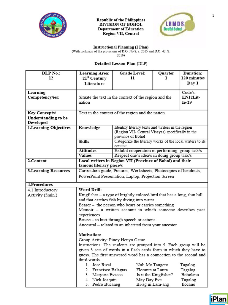 En12lit Ie 29 A | PDF | Tagalog Language | Learning