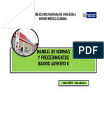 Manual de Normas y Procedimientos de Barrio Adentro II