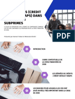 Rôle Des CDS Dans La Crise Des Subprimes