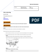 EW210D - Axle, Removing