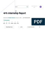 4P6 Internship Report - PDF - Valve - Pipe (Fluid Conveyance)