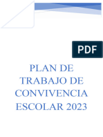 Plan de Convivencia Escolar 2023 - Profesional en Psicologia