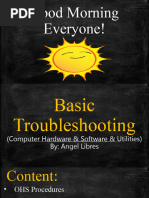 Basic Troubleshooting Angel Libres