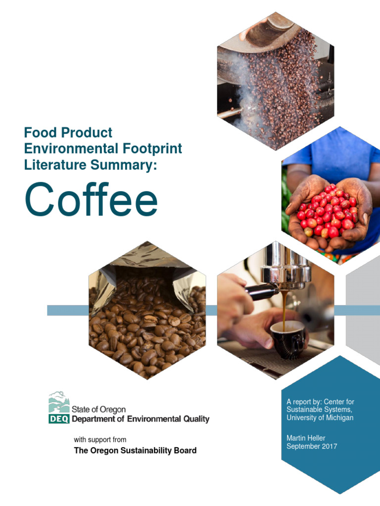 PEF_ Coffee Report PDF Coffee Life Cycle Assessment