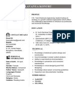 Simple Fresher Resume Format 9