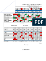 Jadwal Dinas 2024