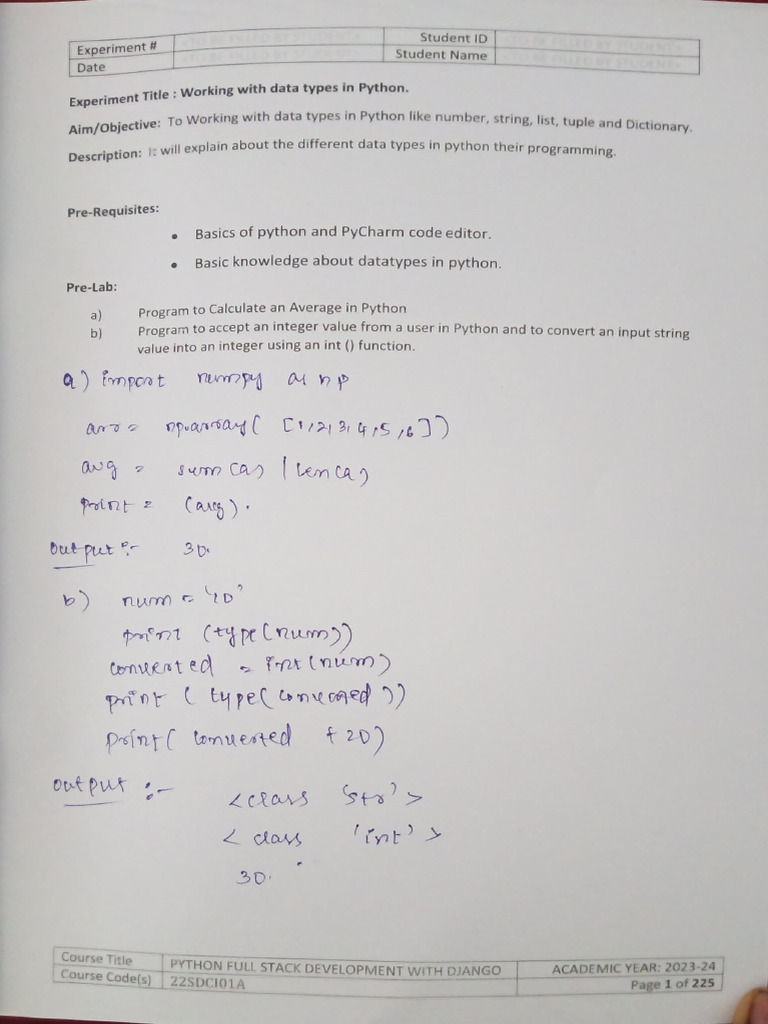 Python (1-6) | PDF