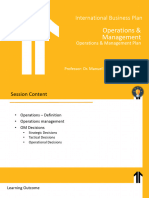 IBP S8 Operations Management