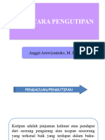 Penulisan Kutipan