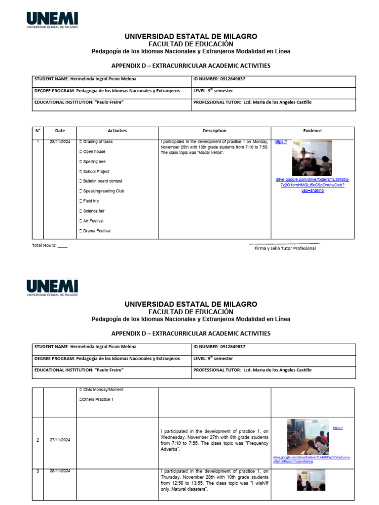 Extracurricular Activities Report 2024 | PDF | Syntax | Language Mechanics