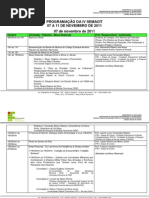 Programação Semacit