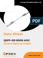 800G QSFP-DD To QSFP-DD AOC Cable Data Sheet by JTOPTICS