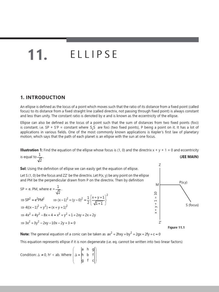Ellipse Theory | PDF | Ellipse | Classical Geometry