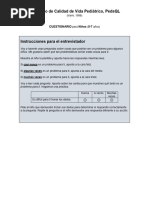 Instrumento PEDS para Evaluación Infantil | PDF | Crecimiento personal ...