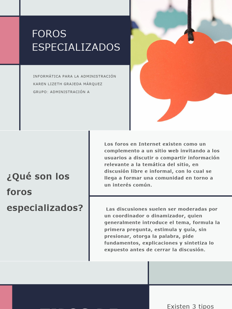 Foros Especializados | PDF | Crecimiento personal y profesional