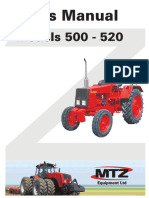 MTZ 500-520 PC English French