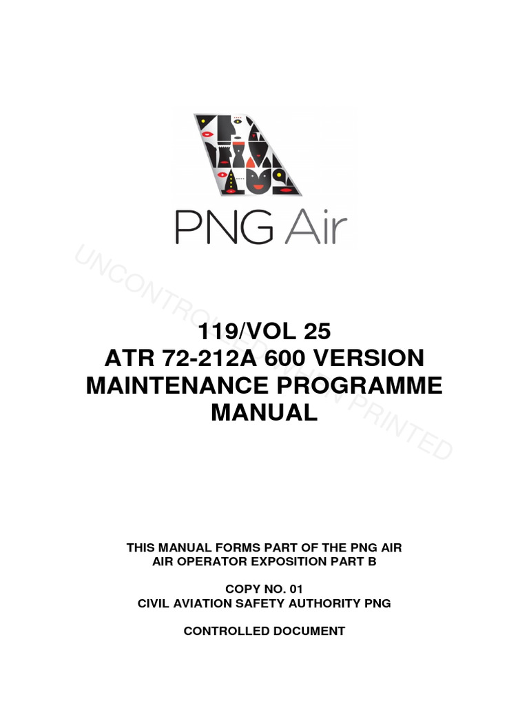 ATR 72-212A Maintenance Manual | PDF | Aviation | Transport